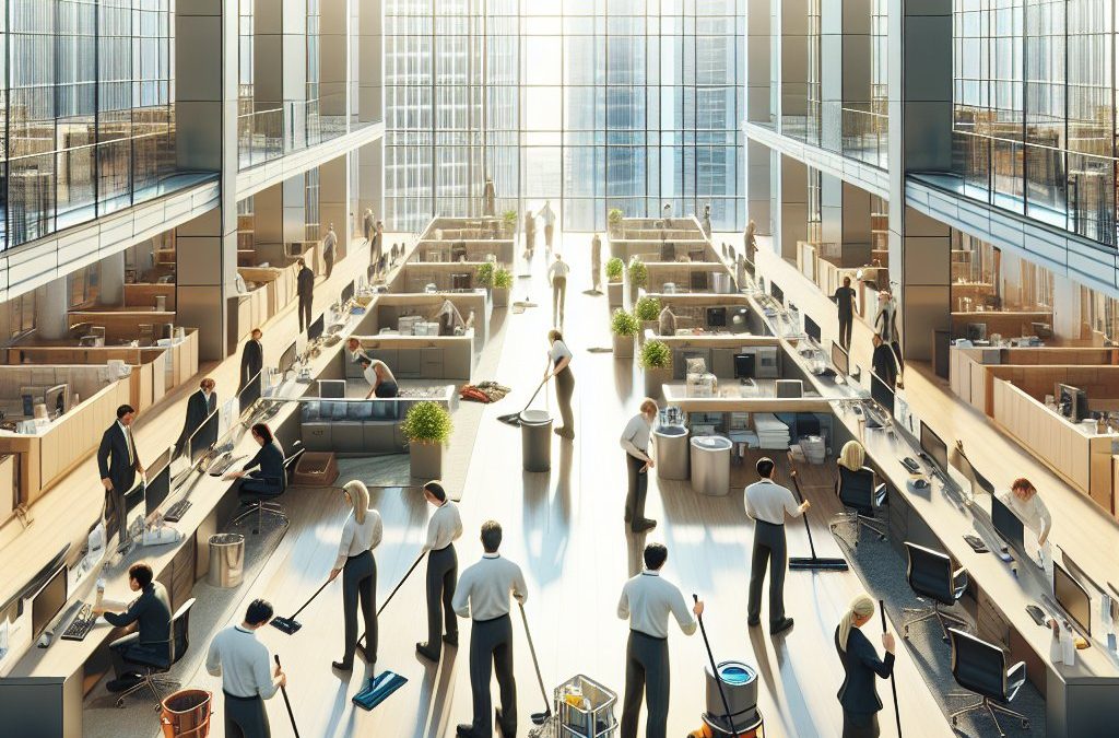 ¿Cómo planificamos la limpieza de oficinas de 1000 m2 en Cuatro Torres para lograr un entorno impecable?