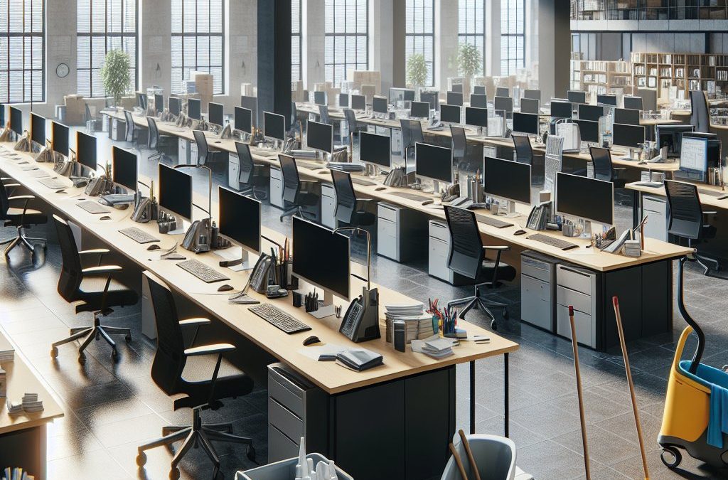 Limpieza de oficinas de 1000 m2 en Madrid: planificación, costes y calidad