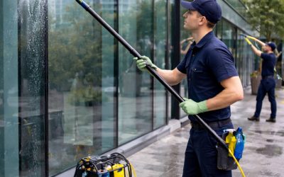 Agua osmotizada para fachadas de oficinas: ventajas sobre métodos tradicionales