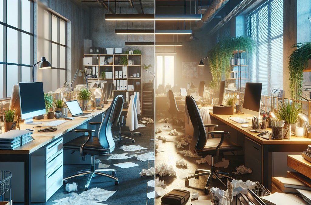 Cómo influye la limpieza del lugar de trabajo en la productividad: guía práctica para empresas